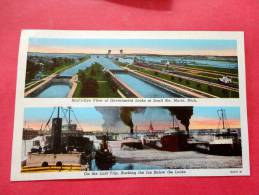 Multi View  Government Locks Sault Ste Marie MI     ===== =  Ref  651 - Other & Unclassified