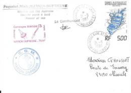 8719  MARION DUFRESNE - SINODE 13 - MARSEILLE PAQUEBOT - BOUCHE Du RHÔNE - Covers & Documents