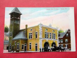 Central Fire Station  VT - Vermont > Barre  Ca 1910 =  ==ref 652 - Barre