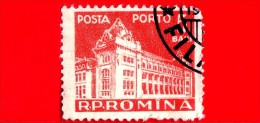 ROMANIA - 1957 - Poste E Telecomunicazioni - Ufficio Postale - Porto - 5 Bani - Port Dû (Taxe)