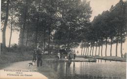 ( CPA 93 )  PAVILLONS-SOUS-BOIS  /  Pêcheurs Au Canal  - - Les Pavillons Sous Bois