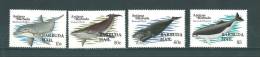 Barbuda Mail: 626/ 629 **  Baleines - Dauphins ......... - Wale