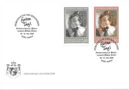 2008 Austellungsbrief Essen Mit Schwarzdruck Liechtenstein Museum Wien - Covers & Documents