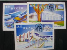 Macau 1027/36, Maximumkarte MK/MC, Moderne Architektur, ESST - Maximum Cards