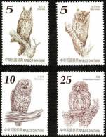 Owl Bird Cat Head Hawk Nocturnal Prey Stamp Taiwan MNH - Collections, Lots & Series