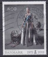 Denmark 2012 Mi. 1691     8.00 Kr. Queen Königin Margrethe II Silver Jubilee - Oblitérés