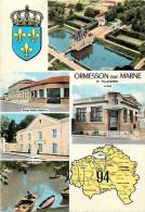 Val De Marne - Grd Format - Ref G883-ormesson Sur Marne - Carte Multivues  -carte Bon Etat - Ormesson Sur Marne