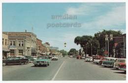 GAYLORD MICHIGAN MAIN STREET VIEW -CARS & STORES -MI - 1962 Vintage Postcard [v2809] - Autres & Non Classés