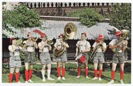 FRANKENMUTH MI ~ BAVARIAN FESTIVAL MUSIC BAND -c1960s MICHIGAN Postcard - MICHIGAN [v2812] - Other & Unclassified