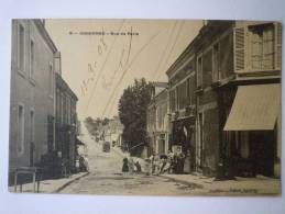 CONNERE  (Sarthe)  :  Rue De  PARIS  -  Carte Animée  - Connerre