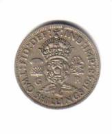 GREAT BRITAIN    2  SHILLINGS  1948  (KM # 865) - J. 1 Florin / 2 Shillings