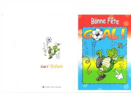 Grande Double Cpm - Bonne Fête Goal ! TORTUE Football Chaussures  Crampons - Schildkröten