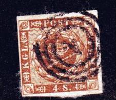 DANEMARK   -  N° 8 -  Y & T - O - Cote 17 € - Used Stamps