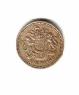 GREAT BRITAIN    1  POUND  1983  (KM # 933) - 1 Pound