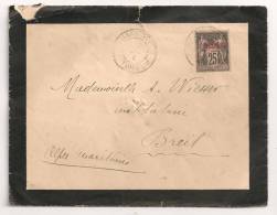 Lettre - BFE TURQUIE - CONSTANTINOPLE - Càd S/TP Type Groupe Surchargé N°4 - 1901 - Other & Unclassified