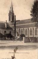 CORNIMONT : (88) L'église Et La Croix De Mission - Cornimont