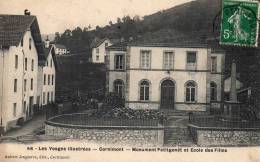 CORNIMONT : (88) Monument Petitgenet Et écoles Des Filles - Cornimont