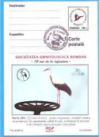 Stork, Birds, Bird Romania Postal Stationery Postcard 2000 - Zwanen