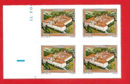 ITALIA REPUBBLICA  - QUARTINA NUOVA MNH ANGOLO - 2012 - TURISMO - MONTECASSINO - € 0,60 - S. 3333 - 2011-20: Mint/hinged