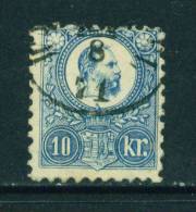 HUNGARY  -  1871  10Kr  Used  As Scan - Oblitérés