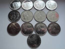 100  LIRE  COMMEM.VE  DELLA  F.A.O. "NUTRIRE IL MONDO" - LOTTO  13  MONETE 100 LIRE 1979 - - Conmemorativas