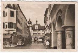 Rosenheim Germany, Am Mittertor Street Scene, Business Store Fronts, C1930s Vintage Real Photo Postcard - Rosenheim