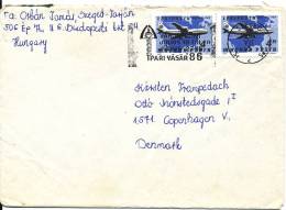 Hungary Cover Sent To Denmark 3-7-1986 - Storia Postale