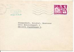 Hungary Cover Sent To Denmark 28-12-1985 - Lettres & Documents