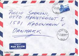 Norway Air Mail Cover Sent To Denmark 3-3-1989 - Covers & Documents