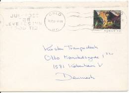 Norway Cover Sent To Denmark 15-12-1984 - Cartas & Documentos