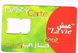 ALGERIA - DJEZZY (SIM GSM)  -  LA VIE      - USED WITHOUT CHIP    - RIF. 248 - Algerije