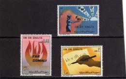 SOMALIA SOMALI REPUBLIC 1973 CAMPAIGN FOR NEW WRITING SOMALI - CAMPAGNA PER LA DIFFUSIONE NUOVA SCRITTURA SOMALA MNH - Somalië (1960-...)