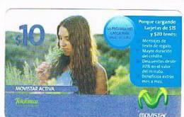 ARGENTINA  -  TELEFONICA MOVISTAR  (GSM RECHARGE)  - GIRL 10   - USED   - RIF.   282 - Argentina