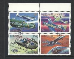 Australian Aviation Block Of 4 Cancelled To Order  Complete Mint Unhinged All Gum On Rear - Used Stamps