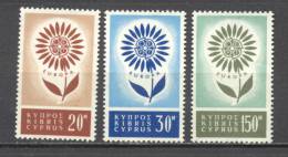 Europa  1964   Chypre  232/234    * *  TB - 1964
