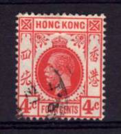 Hong Kong - 1914 - 4 Cents Definitive (Watermark Multiple Crown CA) - Used - Gebraucht