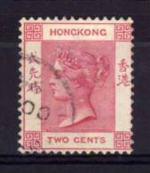 Hong Kong - 1882 - 2 Cents Definitive (Rose Pink) - Used - Used Stamps