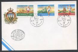 FDC RSM SAN MARINO 1991 - PREOLIMPICA VERSO BARCELLONA - 270 - Zomer 1992: Barcelona