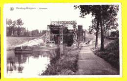 * Houdeng Goegnies (La Louvière - Hainaut - La Wallonie) * (Nels, Edition Loré) Ascenceur, Bateau, Péniche, écluse, Quai - La Louviere