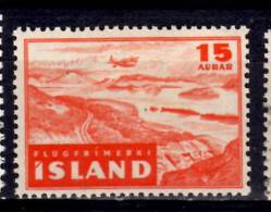 Iceland 1947 15a Airmail Issue #C21 - Aéreo