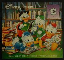 Feuillet-Souvenir CNEP : Disney 92 (1992) - CNEP