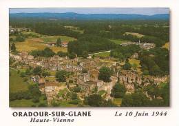 Cp , 87 , ORADOUR-SUR-GLANE , Vue Aérienne , Voyagée , Ed : Dulys - Oradour Sur Glane