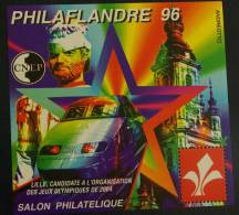 Feuillet-Souvenir CNEP : Philaflandre 96 (Train) - CNEP