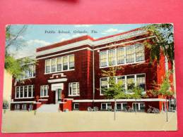 Orlando Fl  Public School 1917 Cancel== Ref 654 - Orlando