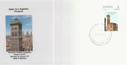 SPAIN. COVER MAGDALENA CHURCH. MUDEJAR ART. ZARAGOZA. "TUS SELLO". CUSTOM STAMP - Cartas & Documentos