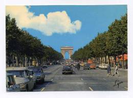 PARIS 75 LES CHAMPS ELYSEES AVEC TAXI - Taxis & Droschken