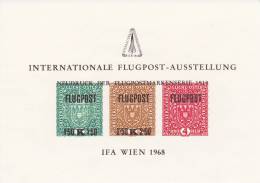 AUTRICHE - YVERT N° A1/3 BLOC IFA De 1968 (*) - COTE ANK = 18 EUROS - Blocks & Sheetlets & Panes