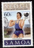 SUEDE  N°  669  **   Jo 1988   Halterophilie - Weightlifting