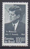 Brazil 1964 Mi. 1062      100.00 Cr John F. Kennedy MNH** - Neufs