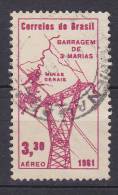 Brazil 1961 Mi. 996      3.30 Cr Inbetriebnahme Des Staudammes "Tres Marias" Im Staate Minas Gerais - Used Stamps